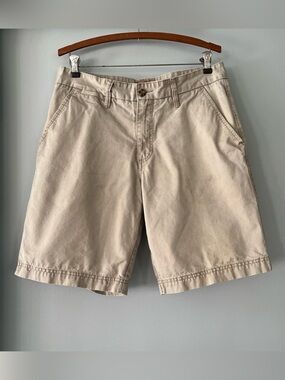 Boston Traders Shorts Men’s 34 Beige Chino Casual Comfort Outdoors 100% Cotton
